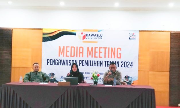 Bawaslu Kota Cilegon Dengan Para Media Siap Kawal Pilkada 2024, Agar Bisa Kondusif.