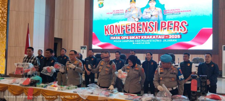 Polda Lampung Resmi Akhiri Operasi Sikat Krakatau 2025