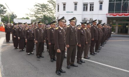 Kejati Lampung Gelar Upacara Hari Lahir Kejaksaan RI ke-80