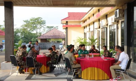 Silaturahmi Kapolres Pesawaran bersama GP Ansor dan Banser, Komitmen Jaga Bumi Andan Jejama Tetap Kondusif