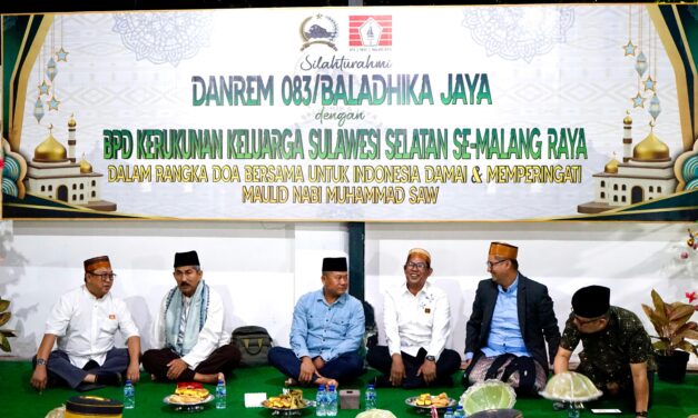Danrem 083/Bdj ajak warga Sulsel di Malang Raya Merajut Kebersamaan