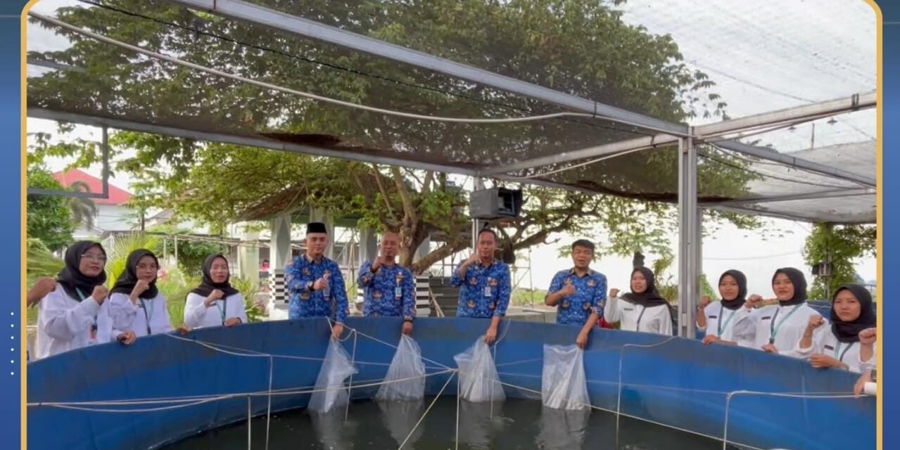 Rutan Kelas I Bandar Lampung Tebar 12 Ribu Benih Ikan Nila, Perkuat Program Ketahanan Pangan Nasional