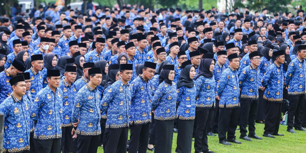 Bupati Nanda Indira Lakukan Penyerahan SK Kepada 3.457 PPPK Paruh Waktu di Lingkungan Pemkab Pesawaran