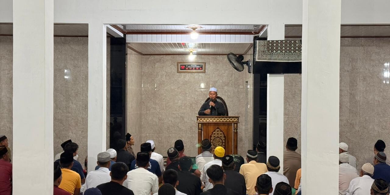 Ramadhan 1447 H, Lapas Kotaagung Laksanakan Tarawih Perdana Bersama Warga Binaan