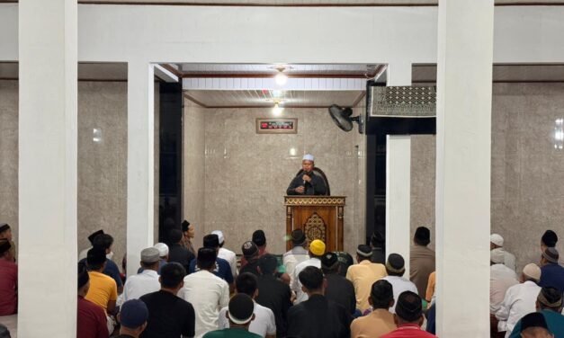 Ramadhan 1447 H, Lapas Kotaagung Laksanakan Tarawih Perdana Bersama Warga Binaan