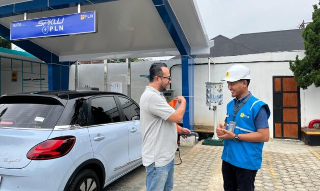 Penggunaan SPKLU Meningkat Pesat, PLN UID Lampung Tinjau Kesiapan SPKLU di Jalur Mudik Lebaran 2026