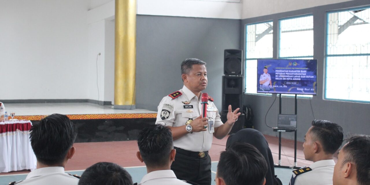 Perkuat Integritas dalam Bekerja, Plh. Kakanwil Ditjenpas Lampung Ajak Petugas Jaga Marwah Institusi