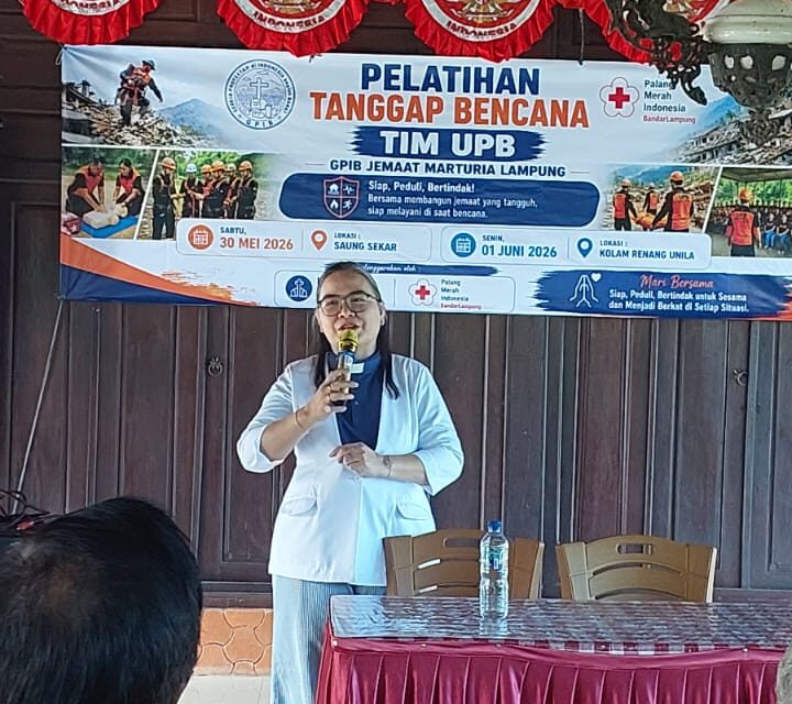 Perkuat Kesiapsiagaan Jemaat, GPIB Marturia Lampung Gelar Pelatihan Tanggap Bencana