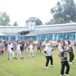Sehat, Bugar, dan Bahagia: Lapas Kotaagung Semarakkan Akhir Pekan dengan Senam Bersama
