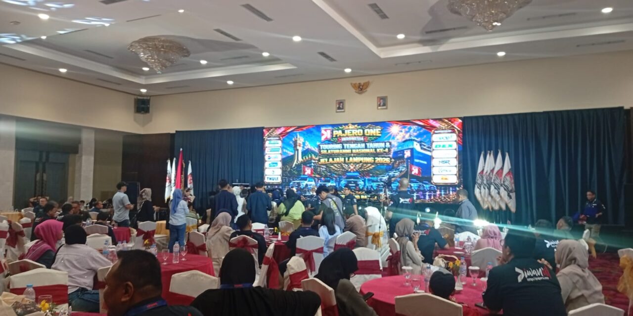 PAJERO ONE INDONESIA LAKSANAKAN TOURING TENGAH TAHUN