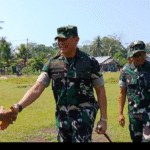 Pangdam XXI/Raden Inten Tinjau KDKMP di pekon tampang Muda kecamatan Pematang Sawa, Pastikan Kapal Motor Laut Dukung Distribusi Logistik Wilayah Terpencil