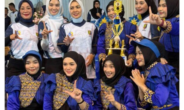 HUT ke-62 Provinsi Lampung, Sekretariat DPRD Provinsi Lampung Berpartisipasi dalam Lomba Senam Payu Kidah