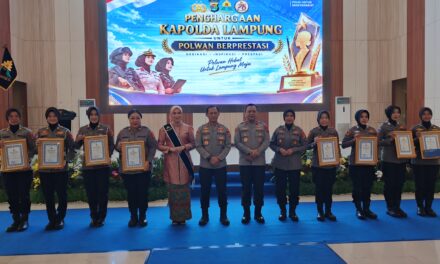 AKP Septiana Satu-Satunya Polwan Polda Lampung Meraih Penghargaan Assesor