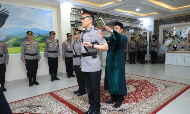Kombes Pol Eko Bagus Riyadi Resmi Jabat Kapolresta Bandar Lampung