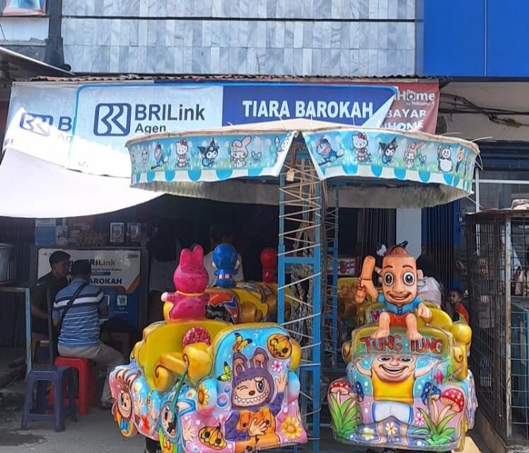Berawal dari Gerobak Sederhana, Bang Yadi Sukses Kembangkan Agen BRILink dan Playground dengan Dukungan BRI Unit Panjang