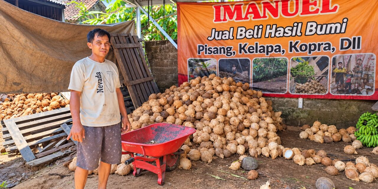 Berawal dari Jualan Pisang Keliling, Sarjiyanti Sukses Kembangkan Gudang Hasil Bumi IMANUEL Bersama BRI Unit Panjang